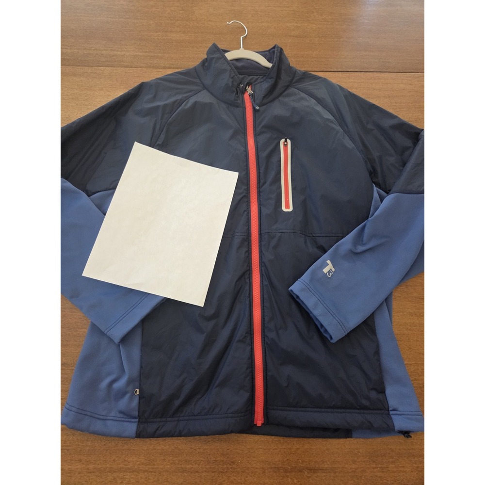 Southern Tide Jacket Mens XL‎ Blue Navy T3 Hybrid Full Zip Jacket Nylon